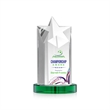 Berkeley VividPrint™ Award on Condor Base - Green | https://www.bestnamebadges.com