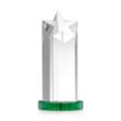 Berkeley VividPrint™ Award on Condor Base - Green | https://www.bestnamebadges.com