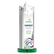 Berkeley VividPrint™ Award on Condor Base - Green | https://www.bestnamebadges.com