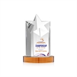 Berkeley VividPrint™ Award on Condor Base - Amber | https://www.bestnamebadges.com