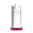 Berkeley Star on Condor Base - Red | https://www.bestnamebadges.com