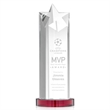 Berkeley Star on Condor Base - Red | https://www.bestnamebadges.com