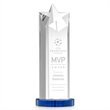 Berkeley Star on Condor Base - Blue | https://www.bestnamebadges.com