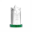 Berkeley Star on Condor Base - Green | https://www.bestnamebadges.com