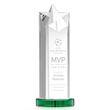 Berkeley Star on Condor Base - Green | https://www.bestnamebadges.com