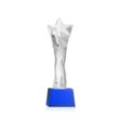 Arlington Star Award on Robson Base - Blue | https://www.bestnamebadges.com