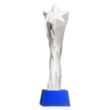 Arlington Star Award on Robson Base - Blue | https://www.bestnamebadges.com