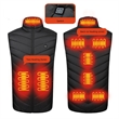 Heated Vest 9 Heating Zones | https://www.bestnamebadges.com