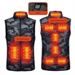 Heated Vest 9 Heating Zones | https://www.bestnamebadges.com