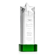 Berkeley Star on Padova Base - Green | https://www.bestnamebadges.com
