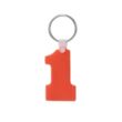 Number One-Shaped Silicone Keychain | https://www.bestnamebadges.com