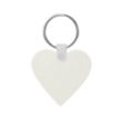 Custom Heart Shaped Silicone Key Tag | https://www.bestnamebadges.com