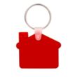 Custom House Shaped Silicone Keychain | https://www.bestnamebadges.com