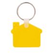 Custom House Shaped Silicone Keychain | https://www.bestnamebadges.com