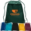 Polyester Drawstring Bag USA Decorated (15" x 18.75") | https://www.bestnamebadges.com