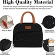Large Capacity Reusable Insulated Cooler Lunch Tote bag | https://www.bestnamebadges.com