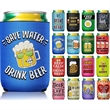 Budget Multipurpose Washable Collapsible Foam Can Holder | https://www.bestnamebadges.com
