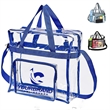 Multipurpose Large Capacity Stadium Approved Clear Tote Bag | https://www.bestnamebadges.com