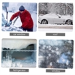 7" Winter Car Accessorie Multipurpose Multicolor Ice Scraper | https://www.bestnamebadges.com