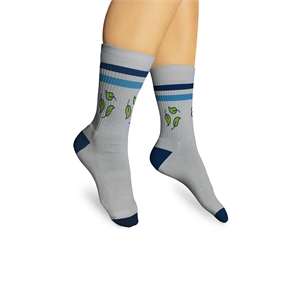 Earth Day Women's Athletic Socks- Made In Italy
