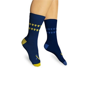 World Down Syndrome Day Womens Athletic Socks- Made In Italy