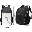 Utility 17" Anti-Theft Business Laptop Backpack | https://www.bestnamebadges.com