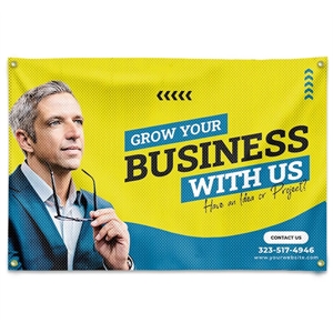 Digitally Printed 13 oz Vinyl Smooth Banner 3' x 5' | https://www.bestnamebadges.com