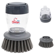 Kitchen Water Sprayed Cleaning Scrub Brush | https://www.bestnamebadges.com