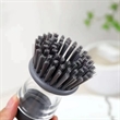 Kitchen Water Sprayed Cleaning Scrub Brush | https://www.bestnamebadges.com
