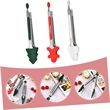 Christmas Style Stainless Steel Kitchen Tongs | https://www.bestnamebadges.com