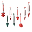 Christmas Style Stainless Steel Kitchen Tongs | https://www.bestnamebadges.com