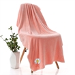Coral Velvet Pure Color Soft Customed Beach And Bath Towel | https://www.bestnamebadges.com