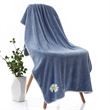 Coral Velvet Pure Color Soft Customed Beach And Bath Towel | https://www.bestnamebadges.com