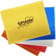 225 GSM 15" X 18" Flat Front Microfiber Rally Towels | https://www.bestnamebadges.com
