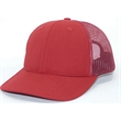 True American Made 6-Panel Matching Mesh Trucker Cap | https://www.bestnamebadges.com