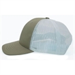 True American Made 6-Panel White Mesh Trucker Cap | https://www.bestnamebadges.com