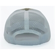 True American Made 6-Panel White Mesh Trucker Cap | https://www.bestnamebadges.com