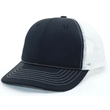 True American Made 6-Panel White Mesh Trucker Cap | https://www.bestnamebadges.com