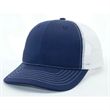 True American Made 6-Panel White Mesh Trucker Cap | https://www.bestnamebadges.com