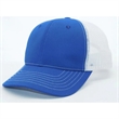 True American Made 6-Panel White Mesh Trucker Cap | https://www.bestnamebadges.com