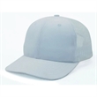 True American Made 6-Panel White Mesh Trucker Cap | https://www.bestnamebadges.com