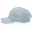 True American Made 6-Panel White Mesh Trucker Cap | https://www.bestnamebadges.com