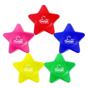 Star Shaped Stress Reliever Pu Ball | https://www.bestnamebadges.com