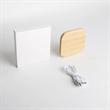 Bamboo Wood Cell Phone Fast Wireless Charger | https://www.bestnamebadges.com