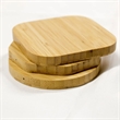 Bamboo Wood Cell Phone Fast Wireless Charger | https://www.bestnamebadges.com