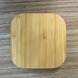 Bamboo Wood Cell Phone Fast Wireless Charger | https://www.bestnamebadges.com