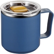 Stainless Steel Vacuum Insulated Coffee Mug With Handle | https://www.bestnamebadges.com