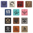 3" Leatherette Square Patch with Adhesive | https://www.bestnamebadges.com