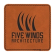 3" Leatherette Square Patch with Adhesive | https://www.bestnamebadges.com