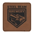 3" Leatherette Square Patch with Adhesive | https://www.bestnamebadges.com